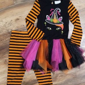 Emily Rose, 5, Halloween Dress and Leggings